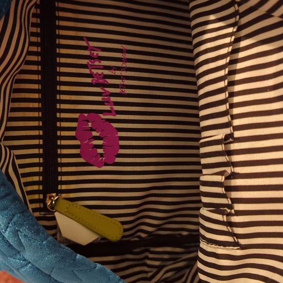 Betsey Johnson velvet mini backpack - Picture 5 of 5